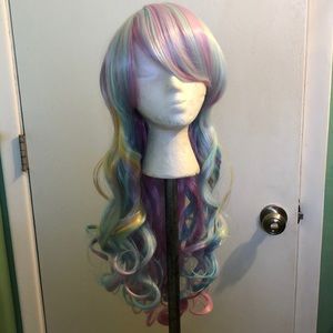 Synthetic Unicorn Wig